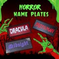 Horror, Name Plates, Goth, Dracula, Mothman, Reptile, Geckos, Snakes, Tarantulas, Jumping Spider, Monitor, Bird, Fish, Decor, The XS Designs